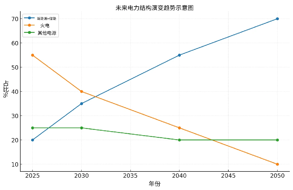 儲能電池會成為太陽能光伏或風電的標配嗎？火電會完全被取代？